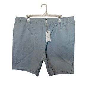 Free Fly Shorts Mens 2XL XXL Blue Stretch Canvas Stretch Outdoor 7" Bamboo NEW